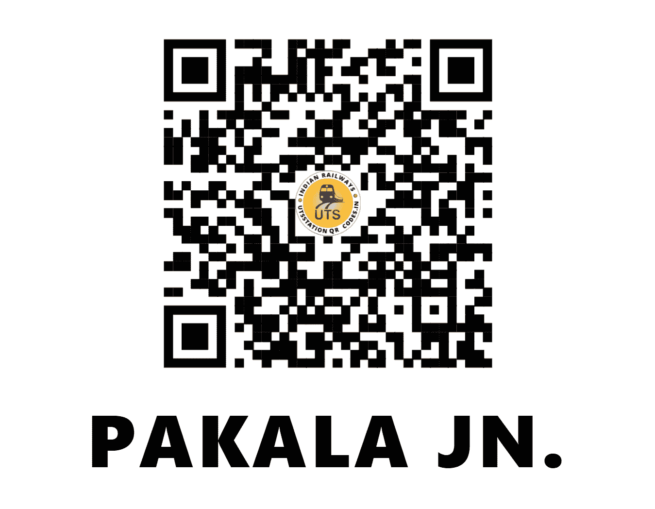 UTS QR Code for PAKALA JN. - PAK (SC - ANDHRA PRADESH)